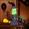4FT Halloween Inflatable Witch with Build-in LED Lights(green)